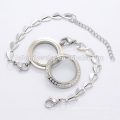 New arrival stainless steel butterfly chain slave bracelet jewelry, bracelet with locket pendant